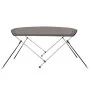 Graues Bimini-Top mit 2 Bögen, 179 x 156 x 93 cm von vidaXL, Aufbewahrungsabdeckungen für Boote - Ref: Foro24-94794, Preis: 1...
