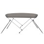 Toldo bimini de 2 arcos gris 179x156x93 cm de vidaXL, Cubiertas para almacenamiento de barcas - Ref: Foro24-94794, Precio: 12...
