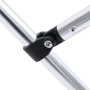 Toldo bimini de 2 arcos gris 179x156x93 cm de vidaXL, Cubiertas para almacenamiento de barcas - Ref: Foro24-94794, Precio: 12...