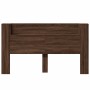Cabecero de cama con LED marrón roble 180x16,5x103,5 cm de vidaXL, Cabeceros y pies de cama - Ref: Foro24-839265, Precio: 111...