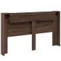 Cabecero de cama con LED marrón roble 180x16,5x103,5 cm de vidaXL, Cabeceros y pies de cama - Ref: Foro24-839265, Precio: 109...