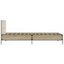 Estructura cama madera ingeniería metal roble Sonoma 90x190 cm de vidaXL, Camas y somieres - Ref: Foro24-845563, Precio: 78,0...