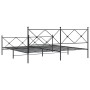 Estructura de cama cabecero y estribo metal negro 200x200 cm de vidaXL, Camas y somieres - Ref: Foro24-376527, Precio: 145,33...