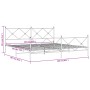 Estructura de cama cabecero y estribo metal negro 200x200 cm de vidaXL, Camas y somieres - Ref: Foro24-376527, Precio: 145,33...