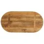 Tablero de mesa ovalado madera maciza de mango 80x40x3,8 cm de vidaXL, Tableros para mesas - Ref: Foro24-370152, Precio: 61,7...