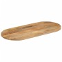 Tablero de mesa ovalado madera maciza de mango 110x40x2,5 cm de vidaXL, Tableros para mesas - Ref: Foro24-370125, Precio: 59,...