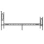 Estructura de cama con cabecero y estribo metal negro 75x190 cm de vidaXL, Camas y somieres - Ref: Foro24-376510, Precio: 65,...