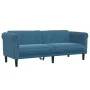 2-teilige Sofagarnitur aus blauem Samt von vidaXL, Sofas - Ref: Foro24-3209227, Preis: 533,60 €, Rabatt: %