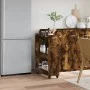 Armario con ruedas madera ingeniería roble ahumado 60x22x79 cm de vidaXL, Taquillas y armarios de almacenamiento - Ref: Foro2...