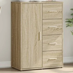 Aparador de madera de ingeniería roble Sonoma 60x31x84 cm de vidaXL, Aparadores - Ref: Foro24-840508, Precio: 100,21 €, Descu...
