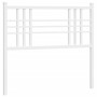 Cabecero de metal blanco 107 cm de vidaXL, Cabeceros y pies de cama - Ref: Foro24-376403, Precio: 29,20 €, Descuento: %