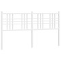 Cabecero de metal blanco 160 cm de vidaXL, Cabeceros y pies de cama - Ref: Foro24-376408, Precio: 95,07 €, Descuento: %