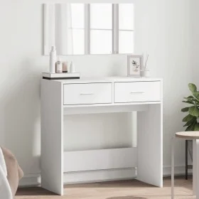 Tocador con espejo blanco 80x39x80 cm de vidaXL, Tocadores para dormitorios - Ref: Foro24-840702, Precio: 81,02 €, Descuento: %