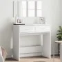 Dressing table with white mirror 80x39x80 cm by vidaXL, Bedroom Dressers - Ref: Foro24-840702, Price: 81,02 €, Discount: %