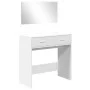 Dressing table with white mirror 80x39x80 cm by vidaXL, Bedroom Dressers - Ref: Foro24-840702, Price: 81,02 €, Discount: %
