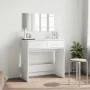 Dressing table with white mirror 80x39x80 cm by vidaXL, Bedroom Dressers - Ref: Foro24-840702, Price: 81,02 €, Discount: %