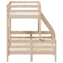 Litera de madera maciza de pino 90x200/120x200 cm de vidaXL, Camas y somieres - Ref: Foro24-3207185, Precio: 311,77 €, Descue...