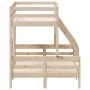 Litera de madera maciza de pino 90x200/120x200 cm de vidaXL, Camas y somieres - Ref: Foro24-3207185, Precio: 306,78 €, Descue...