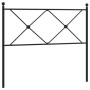Cabecero de metal negro 100 cm de vidaXL, Cabeceros y pies de cama - Ref: Foro24-376531, Precio: 38,88 €, Descuento: %