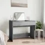 Sonoma gray dressing table with mirror 100x45x76 cm by vidaXL, Bedroom Dressers - Ref: Foro24-840700, Price: 119,08 €, Discou...