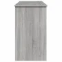 Sonoma gray dressing table with mirror 100x45x76 cm by vidaXL, Bedroom Dressers - Ref: Foro24-840700, Price: 119,08 €, Discou...
