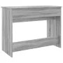 Sonoma gray dressing table with mirror 100x45x76 cm by vidaXL, Bedroom Dressers - Ref: Foro24-840700, Price: 119,08 €, Discou...