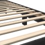 Estructura de cama madera de ingeniería y metal negro 90x200 cm de vidaXL, Camas y somieres - Ref: Foro24-845652, Precio: 95,...
