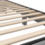 Estructura cama madera ingeniería metal gris Sonoma 100x200 cm de vidaXL, Camas y somieres - Ref: Foro24-845650, Precio: 106,...