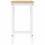 Set de bar 3 piezas madera maciza de pino blanco de vidaXL, muebles para cocinas y comedores - Ref: Foro24-4005689, Precio: 1...