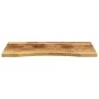 Gebogene Schreibtischplatte mit rauem Mangoholz 100x60x2,5 cm von vidaXL, Schreibtischzubehör und Produkte - Ref: Foro24-3701...
