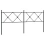 Cabecero de metal negro 180 cm de vidaXL, Cabeceros y pies de cama - Ref: Foro24-376538, Precio: 49,44 €, Descuento: %