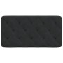 Cabecero de cama acolchado terciopelo negro 100 cm de vidaXL, Cabeceros y pies de cama - Ref: Foro24-374716, Precio: 41,65 €,...