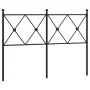 Kopfteil aus schwarzem Metall, 120 cm von vidaXL, Kopf- und Fußteile - Ref: Foro24-376533, Preis: 46,26 €, Rabatt: %