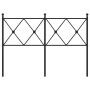 Cabecero de metal negro 120 cm de vidaXL, Cabeceros y pies de cama - Ref: Foro24-376533, Precio: 46,94 €, Descuento: %
