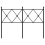 Kopfteil aus schwarzem Metall, 120 cm von vidaXL, Kopf- und Fußteile - Ref: Foro24-376533, Preis: 46,26 €, Rabatt: %