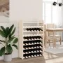 Wine rack with pine wood top board 72.5x25x111.5 cm by vidaXL, Wine racks - Ref: Foro24-4007562, Price: 55,01 €, Discount: %