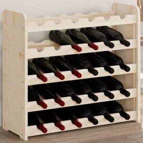 Flaschenregal aus massivem Kiefernholz, 67,5 x 25 x 60 cm von vidaXL, Weinregale - Ref: Foro24-4007557, Preis: 43,66 €, Rabat...