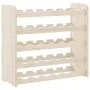 Flaschenregal aus massivem Kiefernholz, 67,5 x 25 x 60 cm von vidaXL, Weinregale - Ref: Foro24-4007557, Preis: 43,66 €, Rabat...