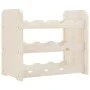 Solid pine wood bottle rack 43x25x37 cm by vidaXL, Wine racks - Ref: Foro24-4007555, Price: 20,12 €, Discount: %