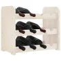 Solid pine wood bottle rack 43x25x37 cm by vidaXL, Wine racks - Ref: Foro24-4007555, Price: 20,12 €, Discount: %