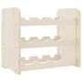 Solid pine wood bottle rack 43x25x37 cm by vidaXL, Wine racks - Ref: Foro24-4007555, Price: 20,12 €, Discount: %