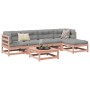 Set de sofás jardín 6 pzas con cojines madera abeto Douglas de vidaXL, Conjuntos de jardín - Ref: Foro24-3299403, Precio: 501...