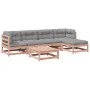 Set de sofás jardín 6 pzas con cojines madera abeto Douglas de vidaXL, Conjuntos de jardín - Ref: Foro24-3299403, Precio: 487...