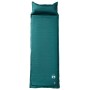 Colchón de camping autoinflable con almohada 1 persona verde de vidaXL, Colchones de aire - Ref: Foro24-4007136, Precio: 69,3...