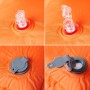 Colchón de camping autoinflable con almohada 1 persona naranja de vidaXL, Colchones de aire - Ref: Foro24-4007134, Precio: 61...