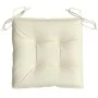 Cojines sillas de jardín 6 uds tela Oxford crema 40x40x7 cm de vidaXL, Cojines para sillas y sofás - Ref: Foro24-361458, Prec...