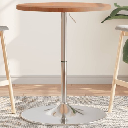 Mesa alta de madera maciza de haya Ø60x90,5 cm de vidaXL, Mesas de cocina y de comedor - Ref: Foro24-3270630, Precio: 111,93 ...
