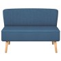 Sofá de tela azul 117x55,5x77 cm en Sofás | Comprar online en Foru.es