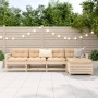 Juego de sofás de jardín 5 piezas madera maciza de pino de vidaXL, Conjuntos de jardín - Ref: Foro24-3250852, Precio: 299,50 ...