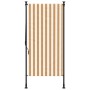 Persiana enrollable exterior tela acero naranja y blanco de vidaXL, Toldos - Ref: Foro24-368768, Precio: 73,96 €, Descuento: %